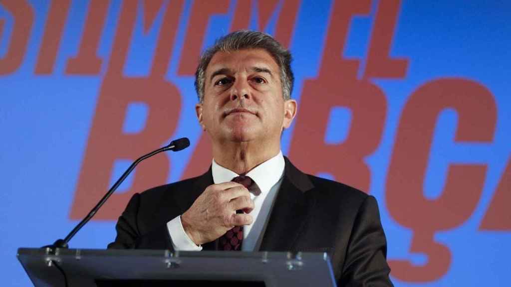 El presidente del FC Barcelona, Joan Laporta / EFE