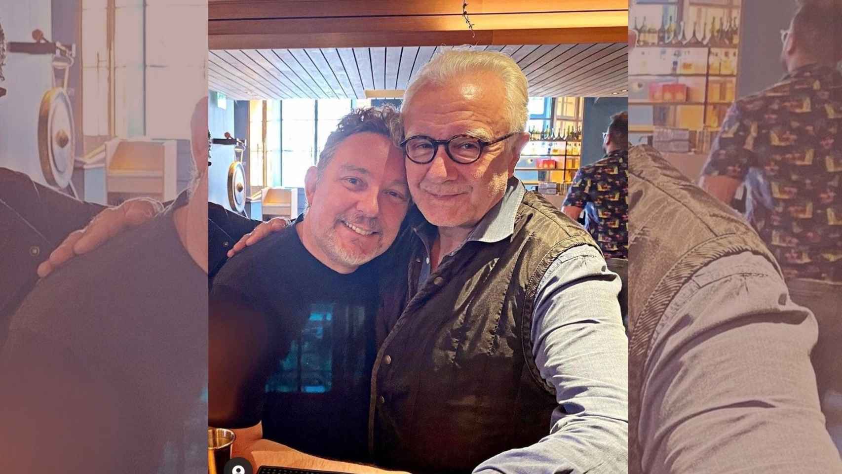 Los chefs Albert Adrià y Alain Ducasse