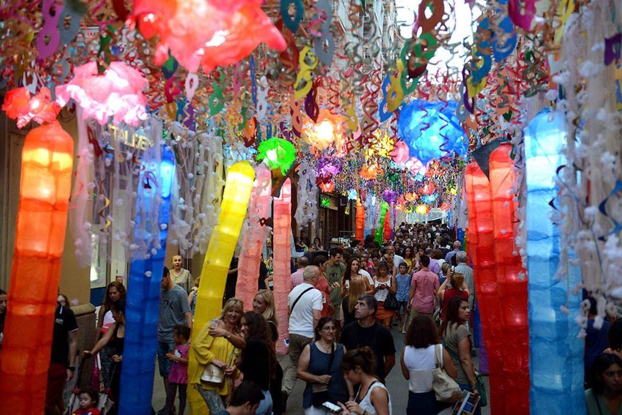 Las fiestas de Gràcia en una edición anterior / AYUNTAMIENTO DE BARCELONA