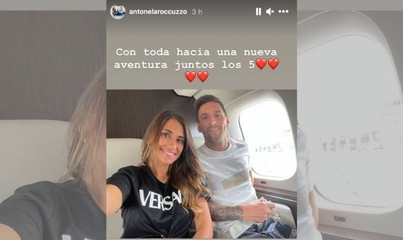 Historia de Instagram de Antonela Roccuzzo / RRSS