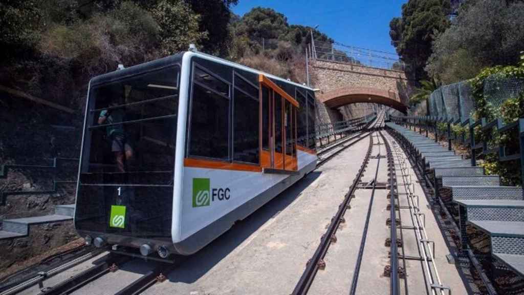 El funicular de Vallvidrera (Barcelona) en una imagen de archivo / FGC