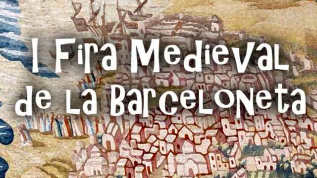 Cartel de la Fira Medieval de la Barceloneta