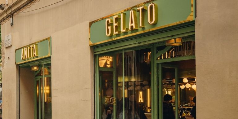 Fachada de la tienda de Anita Gelato en Gràcia / CEDIDA