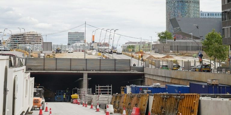 El túnel de Glòries, en el lado Llobregat / AYUNTAMIENTO DE BARCELONA