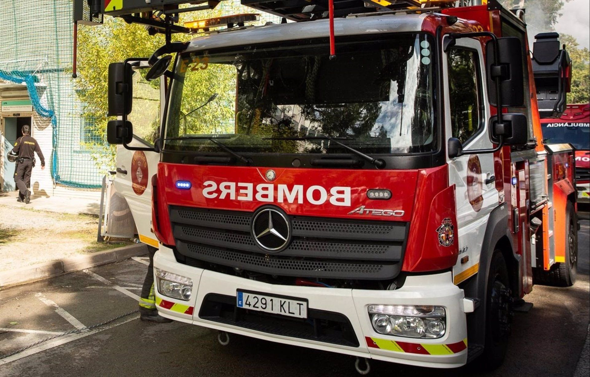 Bomberos de Barcelona durante una actuación / BOMBERS DE BARCELONA