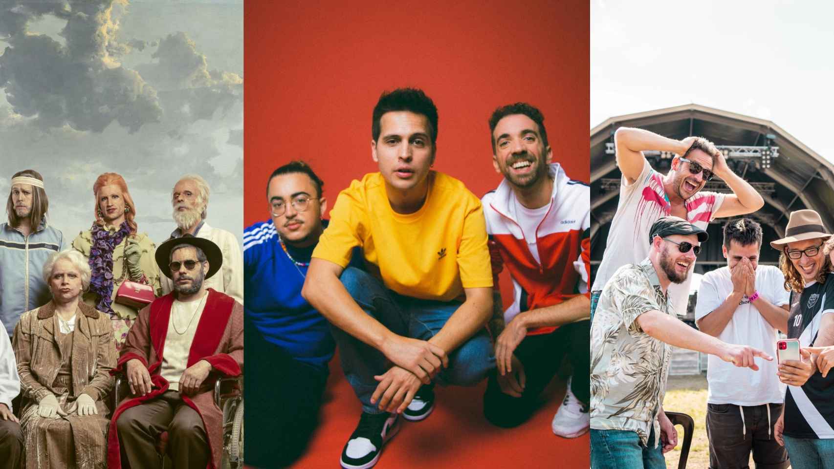 Oques Grasses, Stay Homas y Buhos, que actuarán en los conciertos de Estrella Damm de la Mercè / CEDIDAS