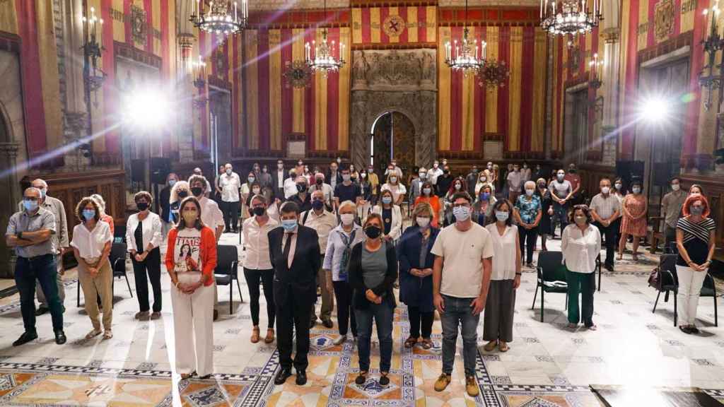 Acto de reconocimiento del Ayuntamiento de Barcelona a las personas y organizaciones que trabajan para la prevención del suicido en Barcelona con motivo del Día Internacional por la Prevención del