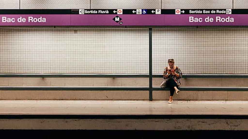 Estación de Bac de Roda, en la L2 del metro de Barcelona