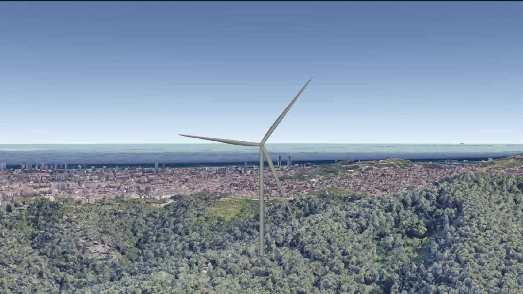 Imagen virtual del proyecto de Collserola en Barcelona / PEP PUIG