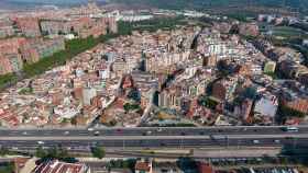 Vista aérea del municipio de Badalona