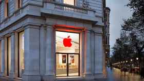 Exterior de la tienda Apple ubicada en paseo de Gràcia