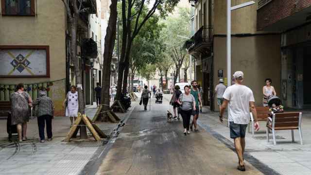 La calle Gran de Sant Andreu, pacificada / AYUNTAMIENTO DE BARCELONA