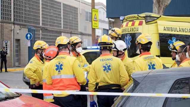 Trabajadores de emergencias médicas en Barcelona / EFE