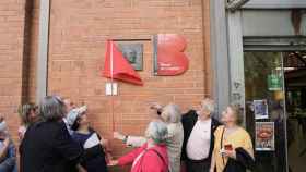 Placa en homenaje a Antonio Machado en el Mercat de Canyelles / AYUNTAMIENTO DE BARCELONA