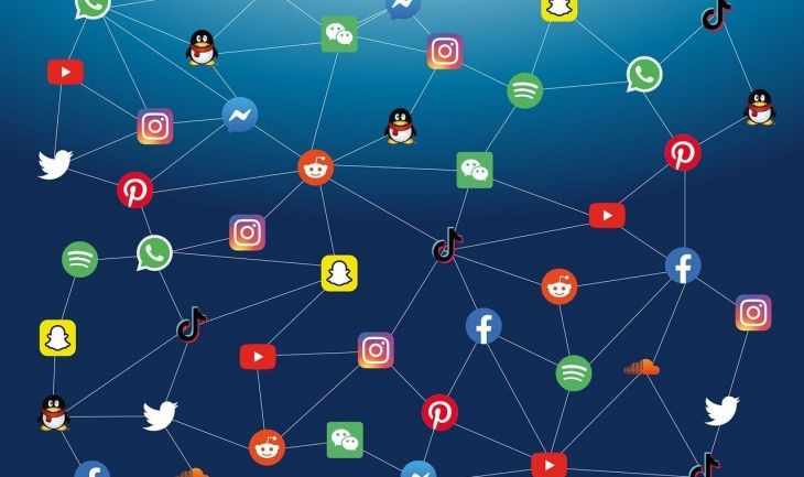 Mapa de las redes sociales activas en todo el mundo