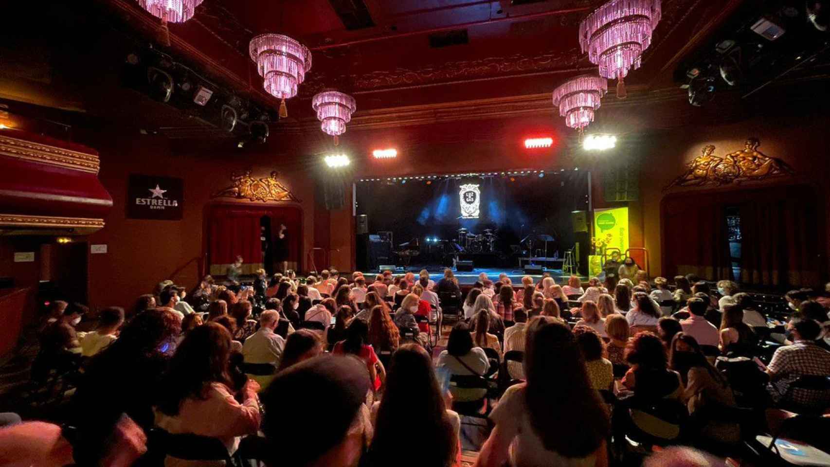 Interior de la sala Luz de Gas de Barcelona / REDES SOCIALES