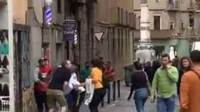 Intento de robo violento en las calles de Ciutat Vella / TWITTER