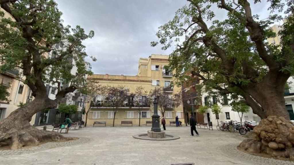 Plaza del Pi del Poblenou en una imagen de archivo