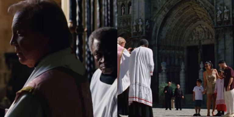 Párrocos de la catedral en el videoclip / YOUTUBE