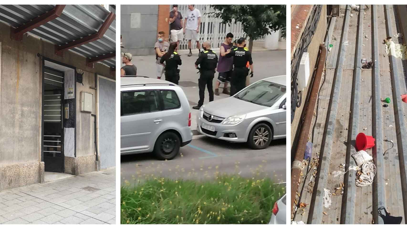 La policía visita con frecuencia el edificio donde viven los supuestos delincuentes / METRÓPOLI