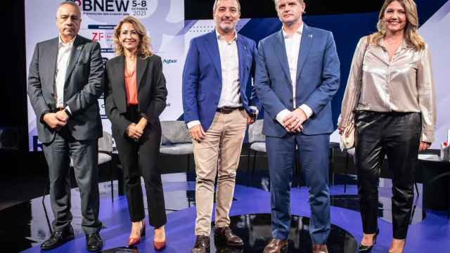 El primer teniente de alcalde de Barcelona, Jaume Collboni, en la clausura del congreso / @BnewWeek