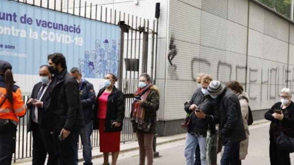 Imagen de la apertura del punto de vacunación de Fira de Barcelona en abril / AYUNTAMIENTO DE BARCELONA