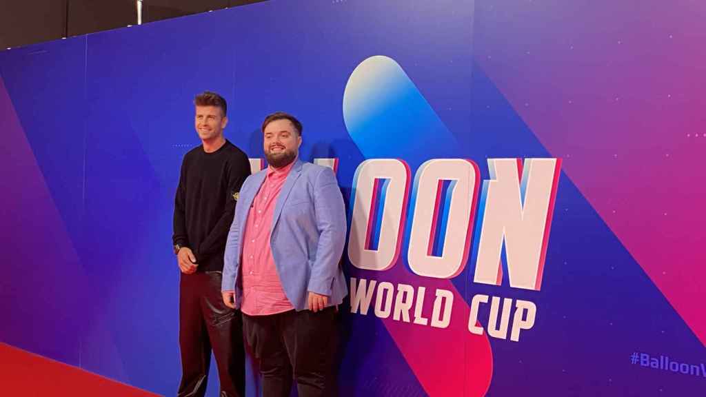 Ibai Llanos y Gerard Piqué en el Balloon World Cup / METRÓPOLI