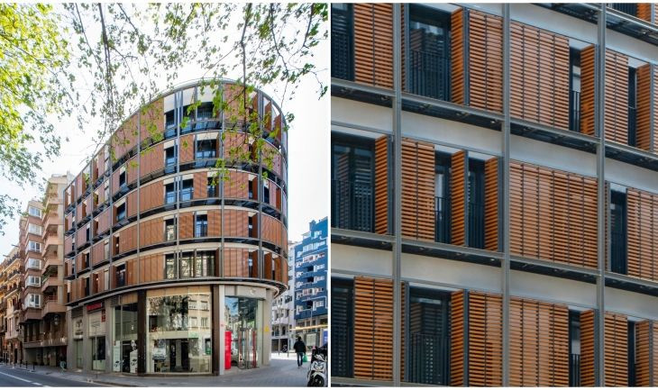 Fachada exterior del edificio situado en Riera de les Cassoles, 66 / NÚÑEZ I NAVARRO