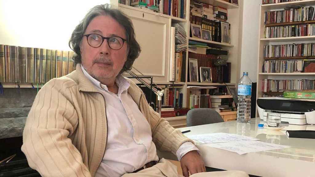 El filósofo Norbert Bilbeny, durante una entrevista con 'Metrópoli' / METRÓPOLI