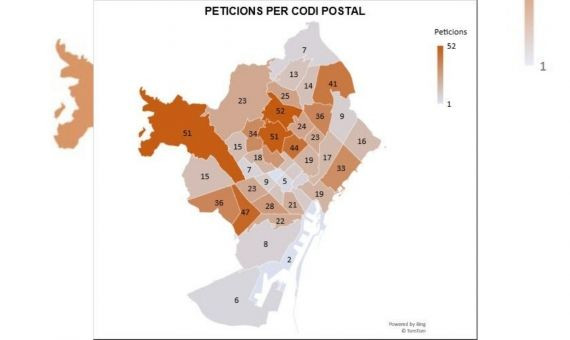 Peticiones de edificios de Barcelona para instalar placas fotovoltaicas / AJUNTAMENT DE BARCELONA