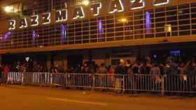 La entrada de la discoteca Razzmatazz de Barcelona