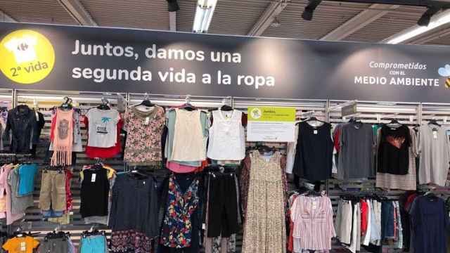 Carrefour testa en España la comercialización de ropa de segunda mano / CARREFOUR