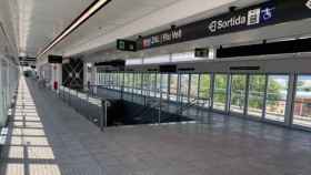 La nueva estación de metro de la L10 en la Zona Franca