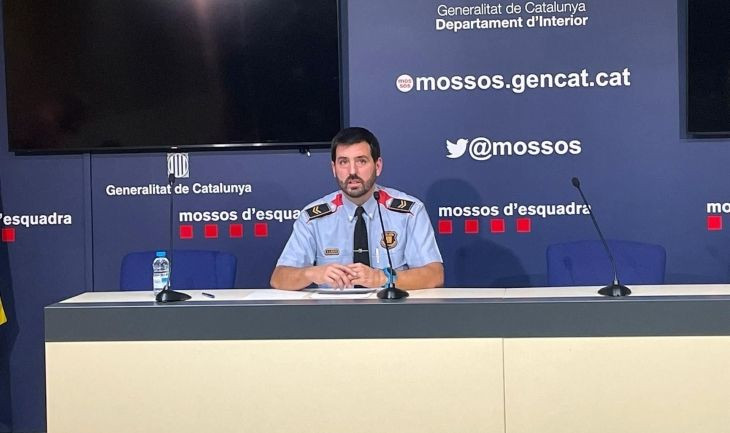 El jefe de la Unidad Central de Proximidad y Atención al Ciudadano de los Mossos d'Esquadra, el sargento Guillem Goset - EUROPA PRESS