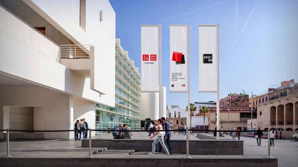 Exterior del Museo de Arte Contemporáneo de Barcelona (MACBA)