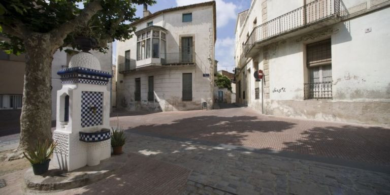 La 'plaça de la Constitució' de Dalt la Vila / MUSEU DE BADALONA