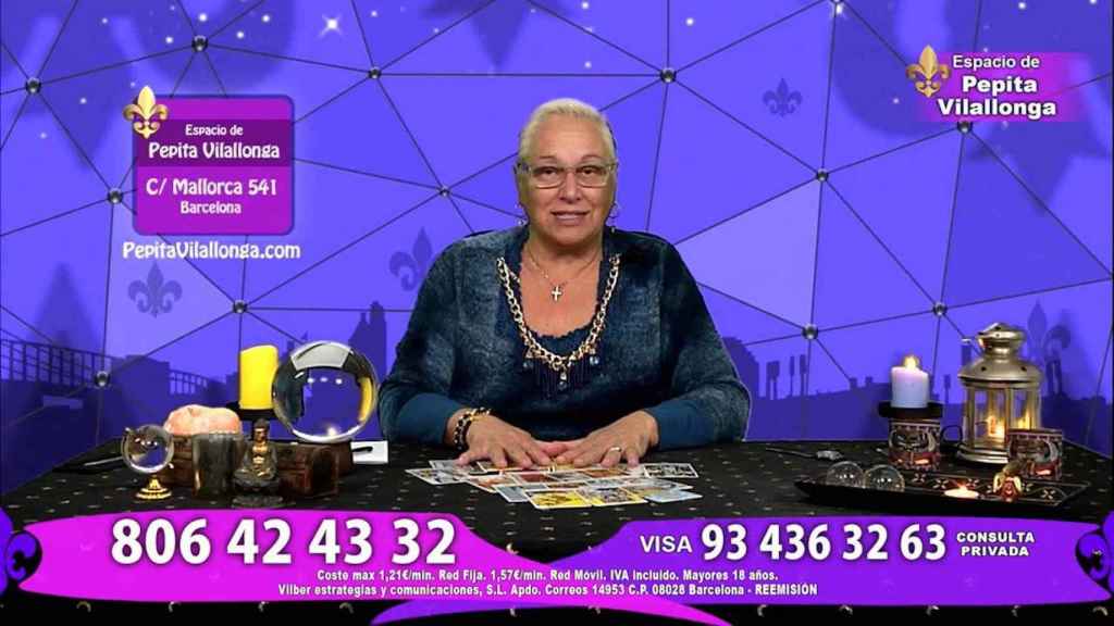 La vidente Pepita Vilallonga en una imagen de su programa / METRÓPOLI