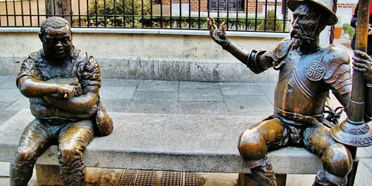 Monumento a Don Quijote y Sancho en Alcalá de Henares / AYUNTAMIENTO MADRID