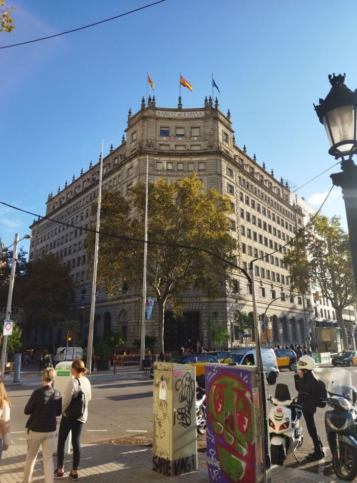 Vista del Banco de España, en Barcelona / METRÓPOLI - JORDI SUBIRANA