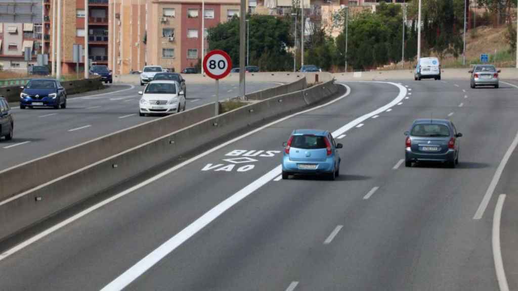 La C-31 a la altura de Badalona, que se conectará con Barcelona a través de un carril bus / ARCHIVO