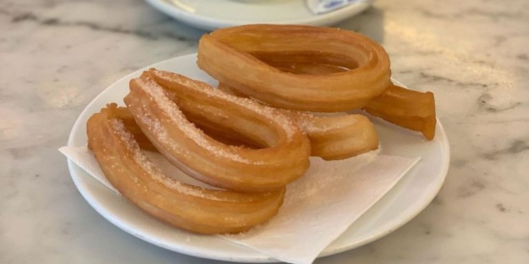 Ración de churros de la granja Viader de Barcelona / INSTAGRAM