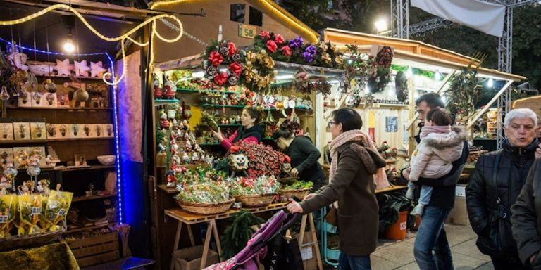 Imagen de la Feria de Santa Llúcia en una edición anterior / AYUNTAMIENTO DE BARCELONA