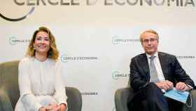 La ministra Raquel Sánchez y el presidente del Círculo de Economía, Javier Faus / CdE