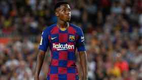 El jugador del F.C.Barcelona, Ansu Fati / EFE