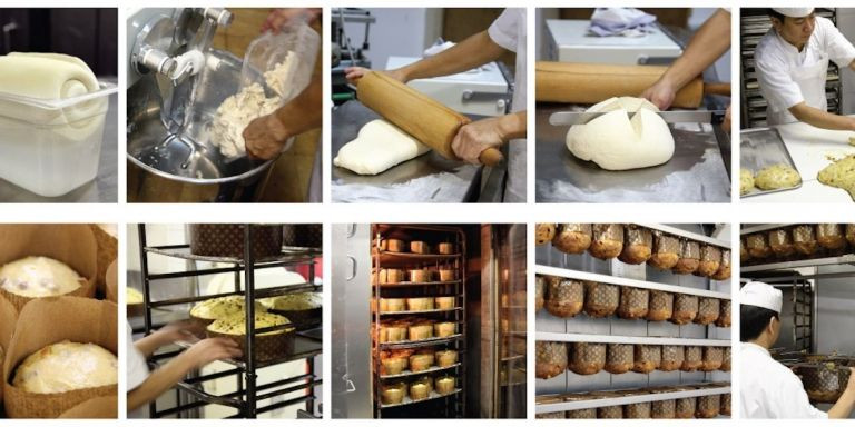 Elaboración de los panettones en la pastelería Foix de Sarrià / FOIX DE SARRIÀ
