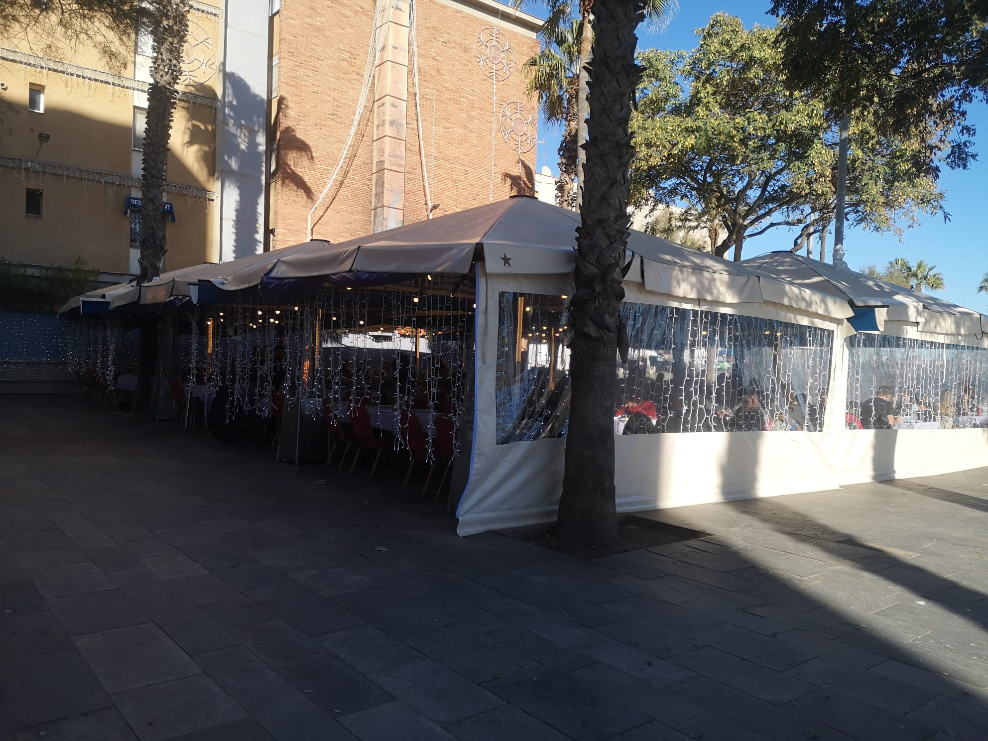 La terraza del Salamanca este lunes / METRÓPOLI