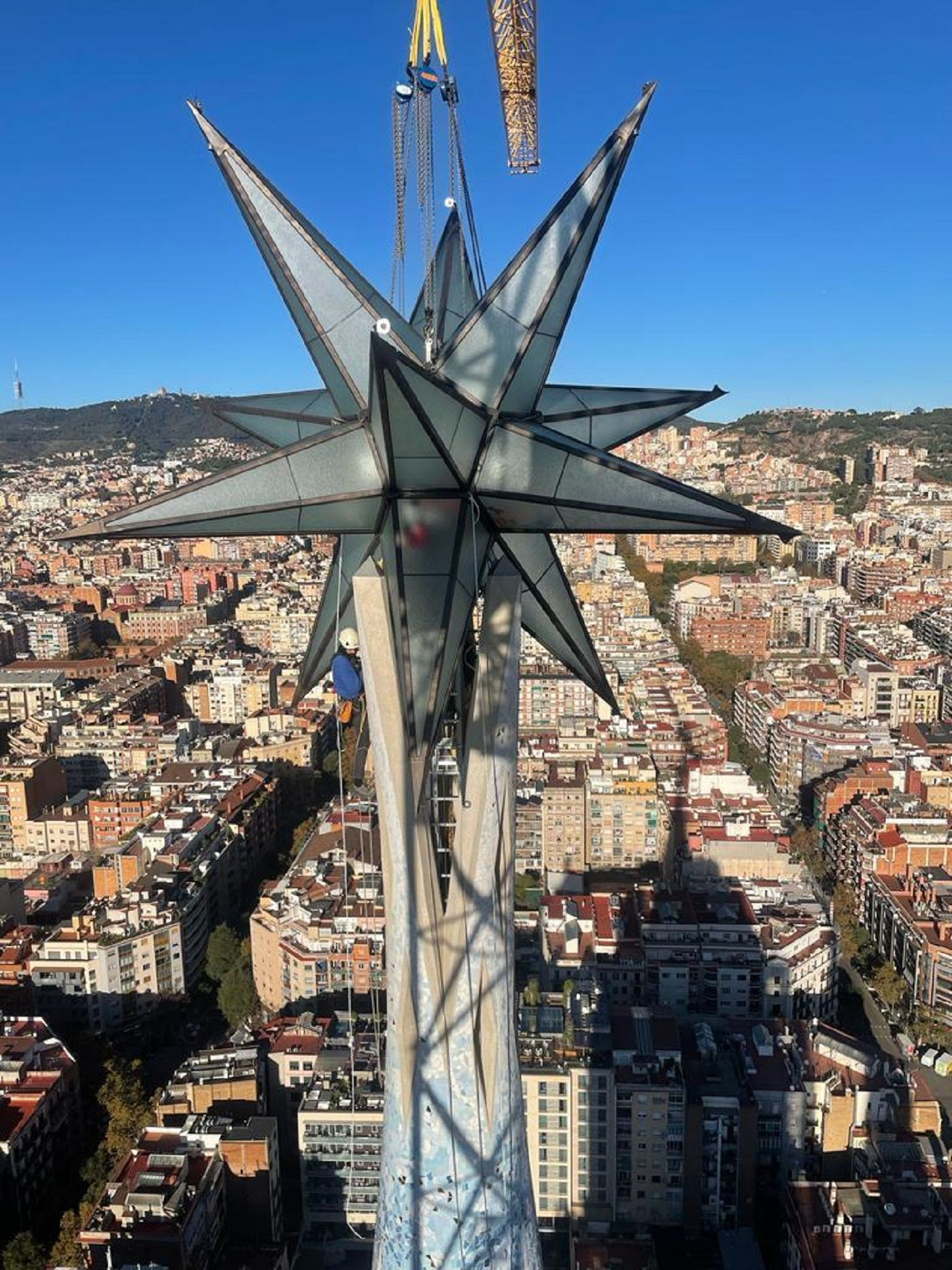 La estrella de la torre de la Virgen María, que tiene una exposición única / SAGRADA FAMÍLIA