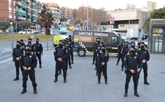 La Unidad Omega el día de su presentación en Badalona / TWITTER