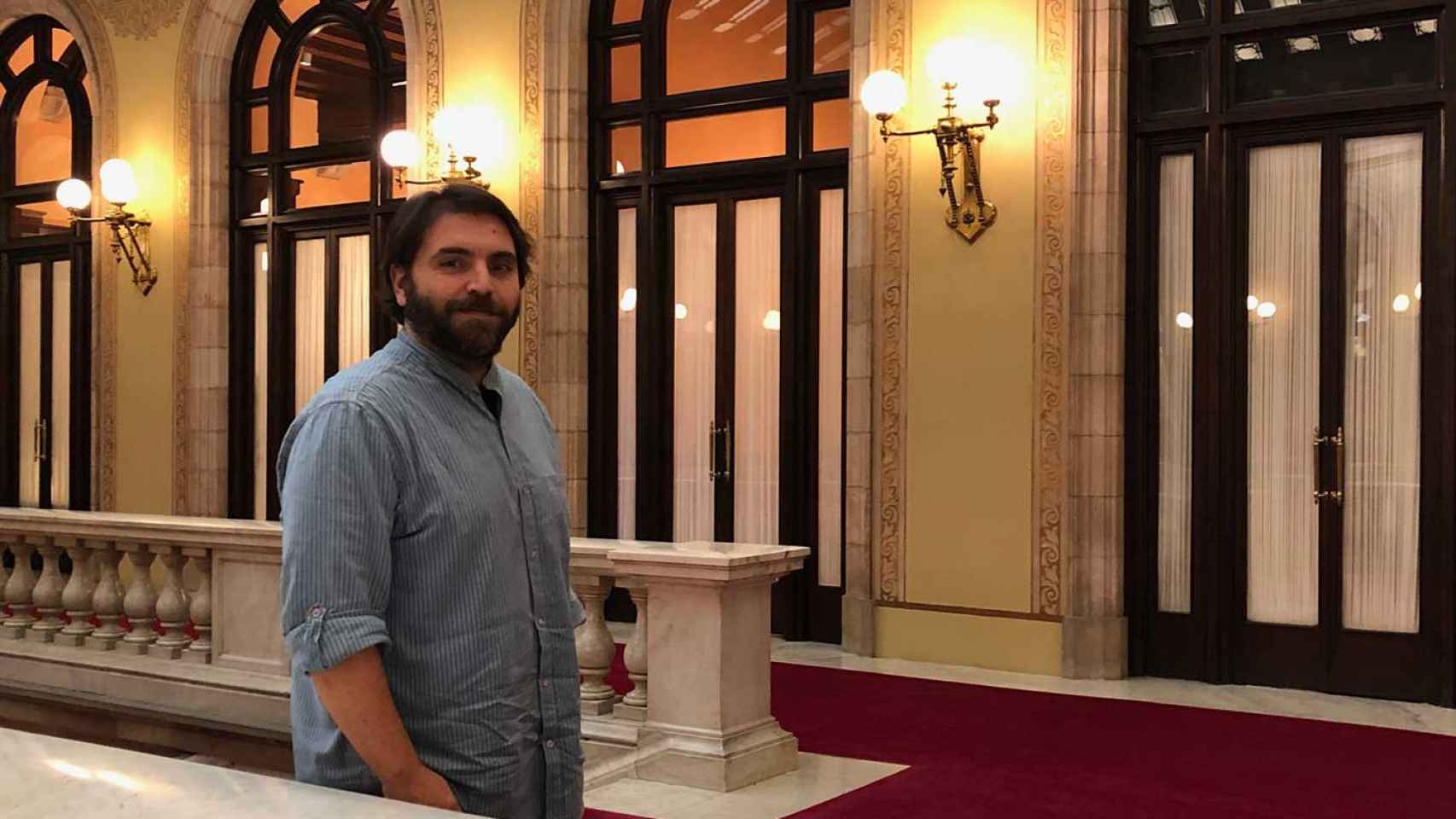 Ferran Pedret, primer secretario del PSC de Barcelona, en la entrevista con 'Metrópoli' / MA