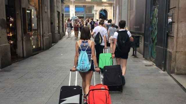 Visitantes en Barcelona, usuarios de pisos turísticos